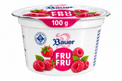 Imagen de Yogur Fru Fru Frambuesa Bauer (100 g)