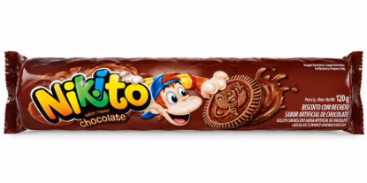 Imagen de Galletas Rellenas Sabor Chocolate Nikito (120 g)