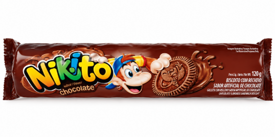 Imagen de Galletas Rellenas Sabor Chocolate Nikito (120 g)