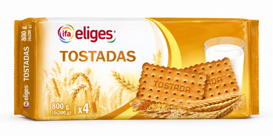 Imagen de Galletas tostadas IFA Eliges (800 g)