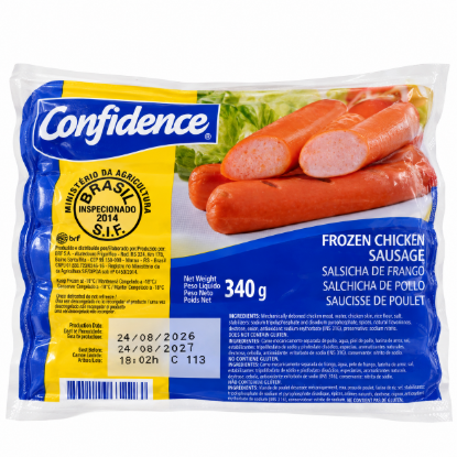 Imagen de Salchichas de Pollo Congeladas Confidence (340 g)