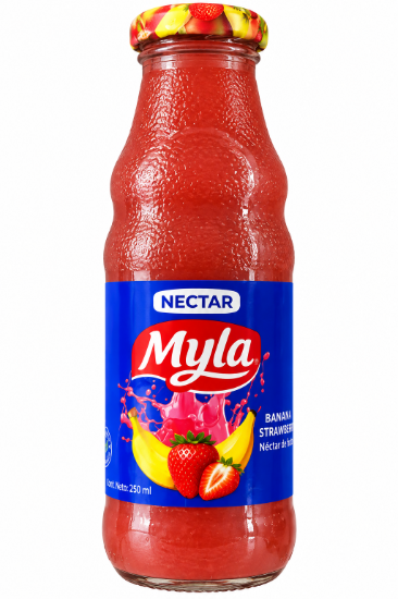 Imagen de Néctar de Banana y Fresa Myla (250 ml)