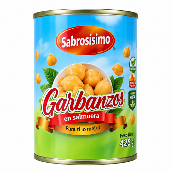 Imagen de Garbanzos en Salmuera Sabrosísimo (425 g)
