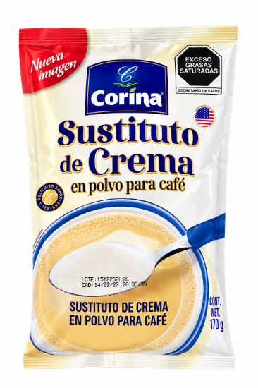 Imagen de Sustituto de crema en polvo para café Corina (170 g)