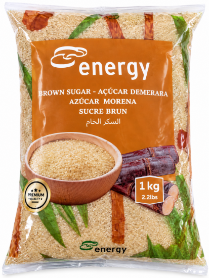 Imagen de Azúcar Morena Demerara Energy (1 kg)